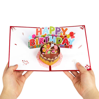 Sweet Celebration 3D Birthday Cake Pop Up Card