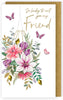 Embellished Lucky To Call You My Friend Birthday Card