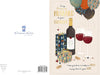 Red Wine Gifts And Balloons Design Husband Birthday Card
