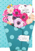 Fold Out Bouquet of Flowers Design Special Mother 3D Attachment Mothers Day Card