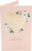 Floral Heart Design or A Special Couple Wedding Congratulations Card
