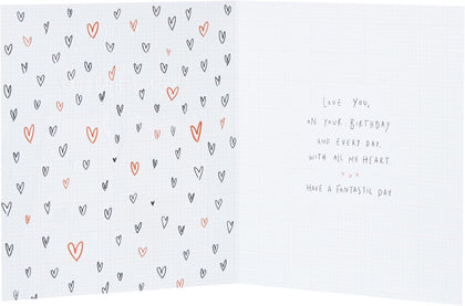 Two Bears Design for The One I Love Birthday Card