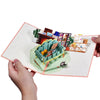 Cat Design Party 3D Pop Up Greeting Card