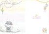 Bear Hanging Lights Around Tree 70th Birthday Card