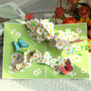 Daisy Butterfly 3D Pop Up Greeting Card