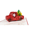 Tree Delivery Festive Truck 3D Pop Up Christmas Card