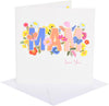 Lettering with Flowers Design Mam Mother's Day Card