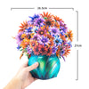 Daisy Delight Vibrant Pop Up Flower Vase Card