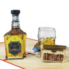 Aged to Perfection 3D Whiskey Pop Up Card