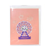 Flower Ferris Wheel Design Celebrate 3D Pop Up Greeting Card