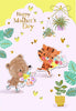 Bear and Tiger Happy Mother's Day Card