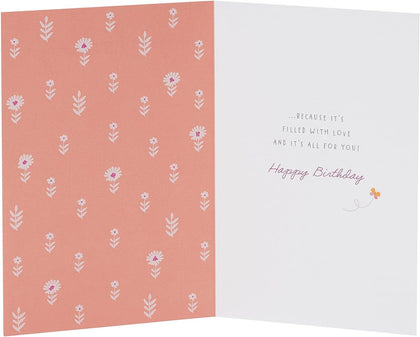 Teddy & Flowers Design Granny Birthday Card 