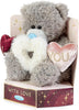 Me to You Tatty Teddy Plush Bear Holding Three Embroidered Hearts Official Collection
