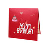 Chocolate Fruit Birthday Cake 3D Pop Up Greeting Card