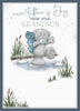 Bear On Stepping Stones From Your Grandson Father's Day Card