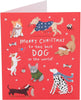 Best Dog In The World Christmas Card