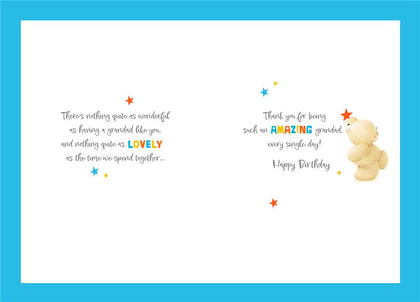 Forever Friends Bear With Trophy Design Grandad Birthday Card
