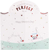 Cute Sketch Design Fiancé Valentine's Day Card