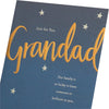 Lettering with Stars Design for Grandad Father's Day Card