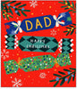 Crackers Design Dad Christmas Card