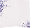Blue & Gold Design Thank You Card