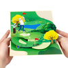 Swing Into Joy Golfer’s Celebration 3D Pop Up Greeting Card