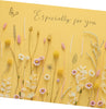 Warm Flower Design Birthday Card