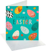 Colourful Eggs Design Easter Card