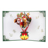 Santa & Holiday Icons Festive Pop Up Christmas Card