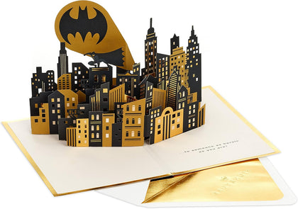 Signature Paper Wonder 3D Batman Pop Up Birthday Card (Epic Day)