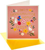 Big Egg and Bunnies Design Granddaughter Easter Card