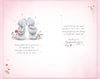 Bears Hugging Beautiful Girlfriend Luxury Handmade Valentine's Day Card