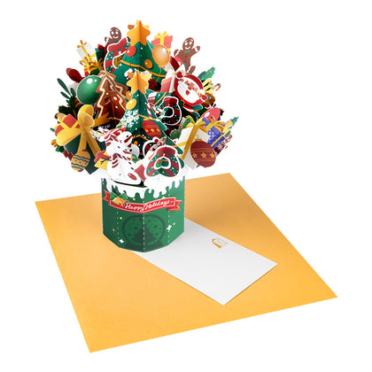 Holiday Magic Christmas Cheer Pop Up Card