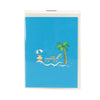 Beach Bliss 3D Summer Pop Up Greeting Card