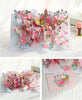 Floral Harmony Butterfly 3D Pop Up Greeting Card