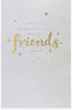 Stars Design Friends Christmas Card