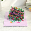 Purple Petals for MOM 3D Pop Up Mother's Day Card