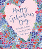 Artistic Galentine's Day Love Blooms Here Valentine's Card