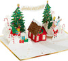Santa Workshop Winter Wonderland Magical 3D Pop Up Christmas Card