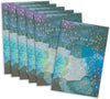 Aqua Watercolour Multipack of 6 Money Wallets Gift Card