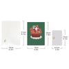 Festive Basket with Santa & Holiday Decor 3D Pop Up Christmas Card