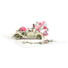 Vintage Car with Bride & Groom “Just Married” 3D Pop Up Wedding Congratulations Card