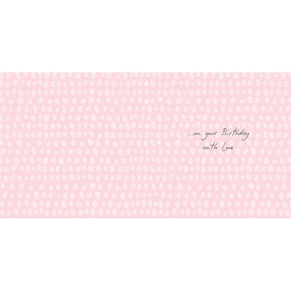 Bear With Big Gift Sister Softly Drawn Birthday Card