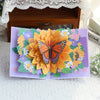 Butterfly on Sunflower 3D Pop Up Greeting Card