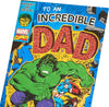 Incredible Dad Hulk Design Dad Father's Day Card