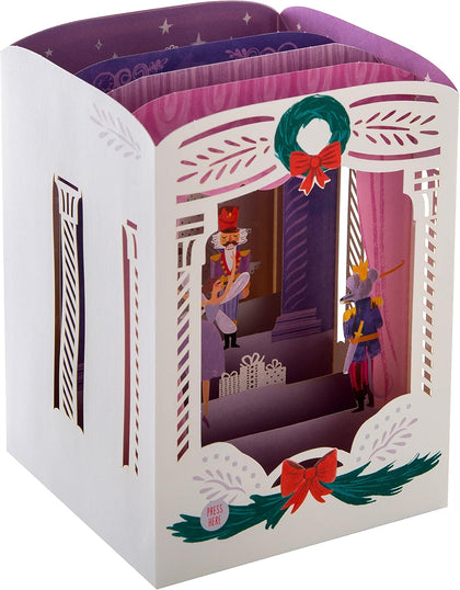 The Nutcracker Musical Light-Up Pop Up 3D Christmas Card