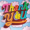 'Thumbs Up' Contemporary Thank You Card