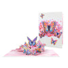 Wings of Color Cherry Blossom 3D Pop Up Greeting Card