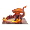 Rock Cracked Fire breathing 3D Dragon Pop Up Card