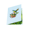 Exotic Wishes Parrot in Bloom 3D Pop Up Greeting Card